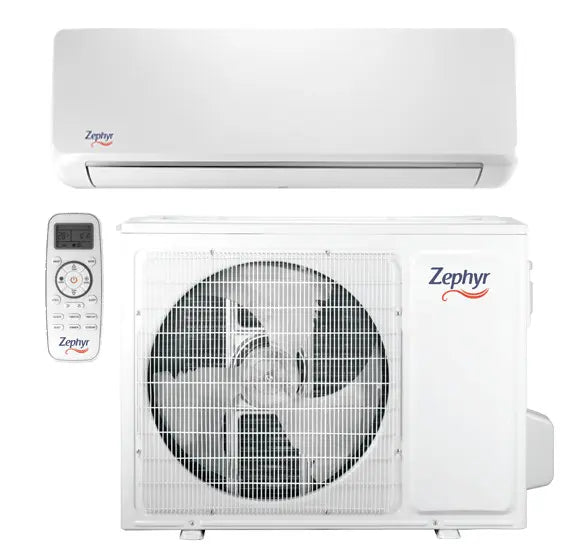 Thermopompe murale Zephyr R32 12 000 BTU 20 SEER – Modèles ZE12CB22I / ZE12CB22O